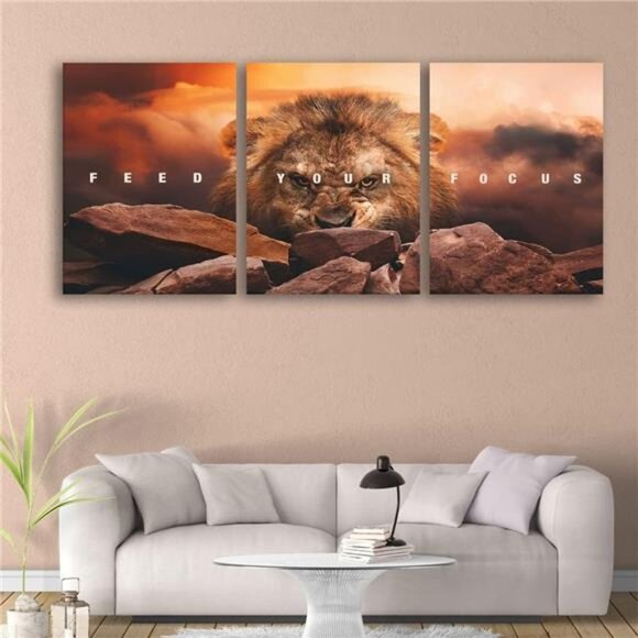 Inspirational Quotes Poster Framed Wall Art Motivational Canvas Painting Print - Picture 2 of 8